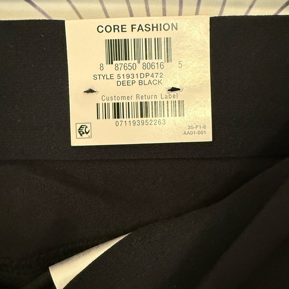 JM Collection Black Trousers - Picture 3 of 3